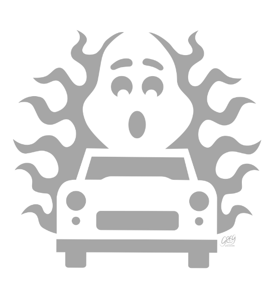 Hot Rod Halloween Ghost