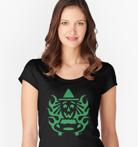 Witch Fitted Scoop T-Shirt