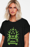 Hot Rod Halloween Martian Relaxed T-Shirt