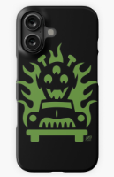 Hot Rod Halloween Martian iPhone Case